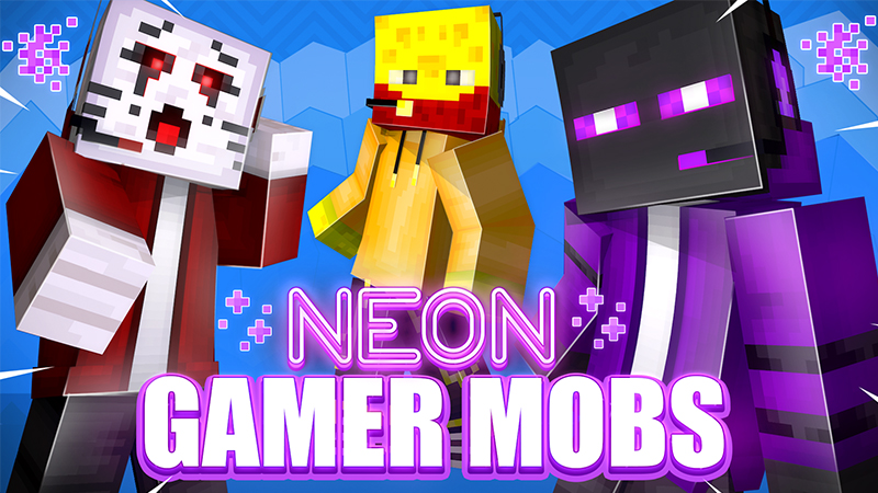 Neon Gamer Mobs Key Art