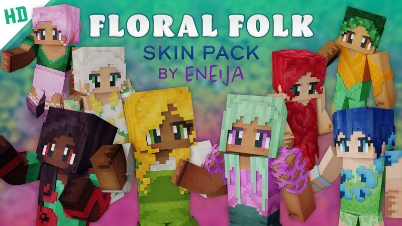 Floral Folk HD Skin Pack Key Art