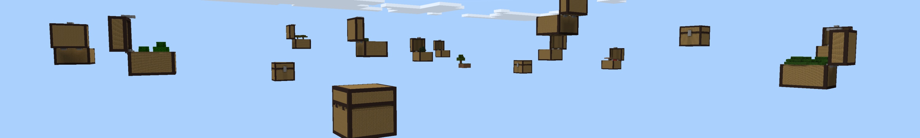 Skyblock Giant Chests Panorama