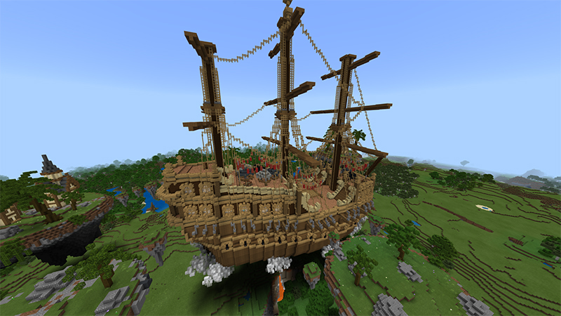 pirate ship minecraft deck
