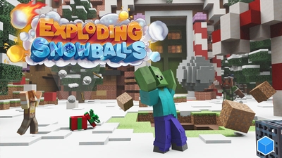 Exploding Snowballs on the Minecraft Marketplace by CubeCraft Games Exploding Snowballs on the Minecraft Marketplace by CubeCraft Games