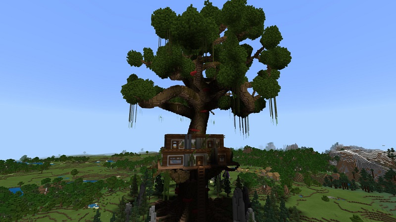 Millionaire Tree Mansion by Fall Studios Minecraft Marketplace Map   Minecraft Marketplace