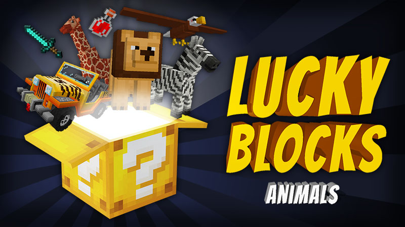 Lucky Blocks Animals Key Art