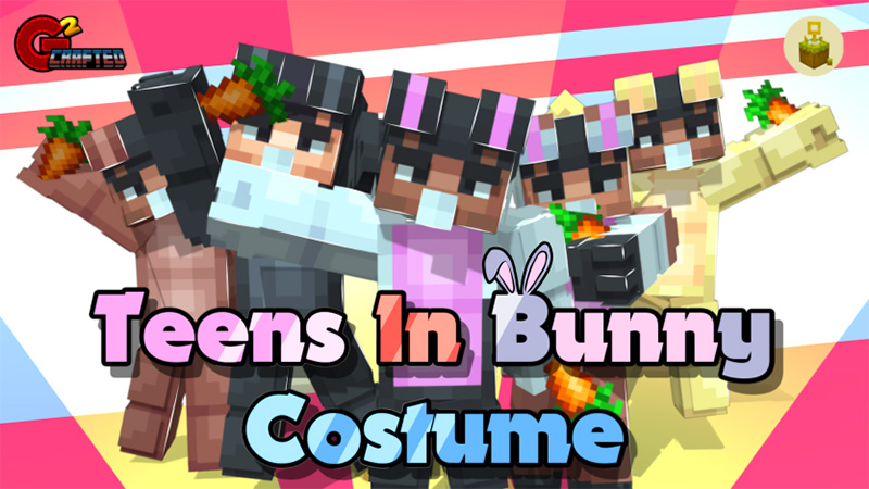 Teens in bunny costume Key Art