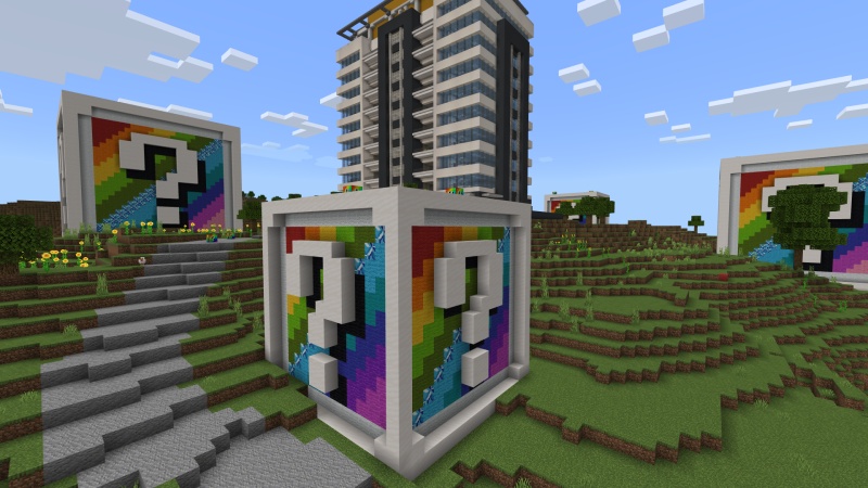 Rainbow Block World by Fall Studios (Minecraft Marketplace Map ...