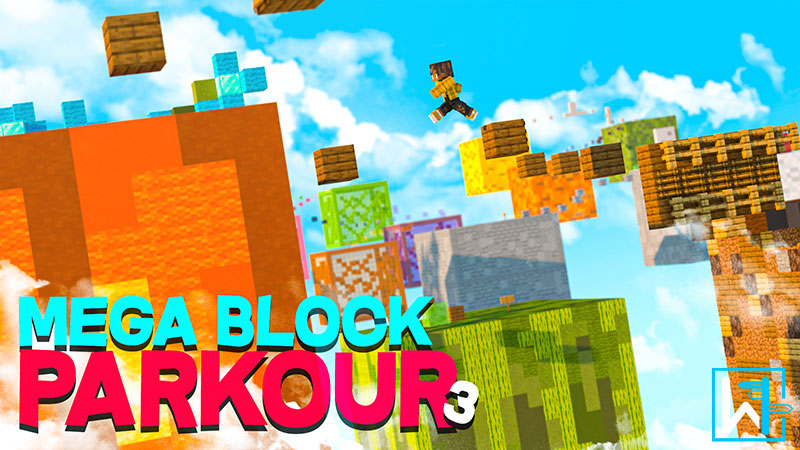 Mega Block Parkour 3 Key Art