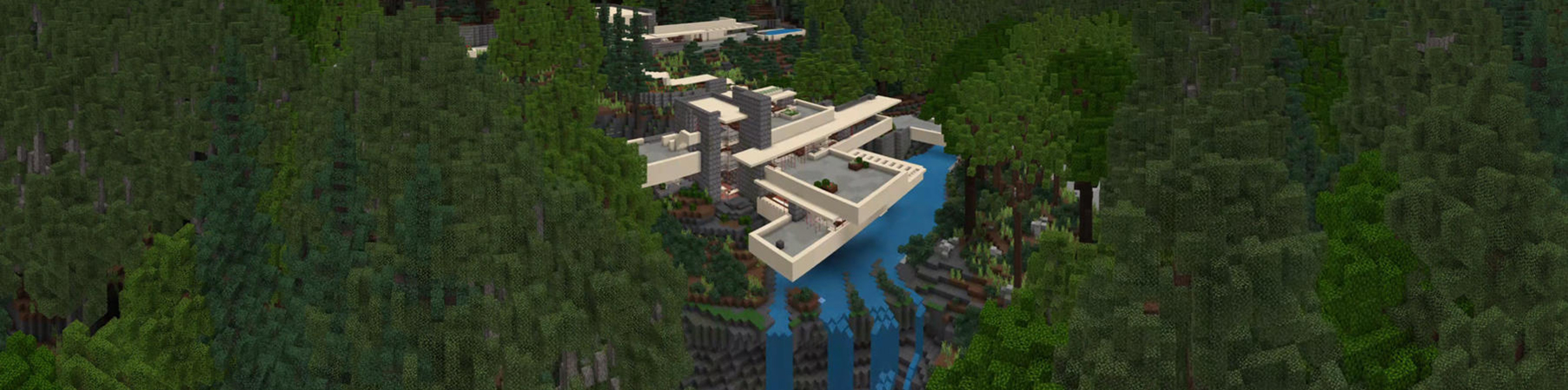 Modern Mansion: Fallingwater Panorama