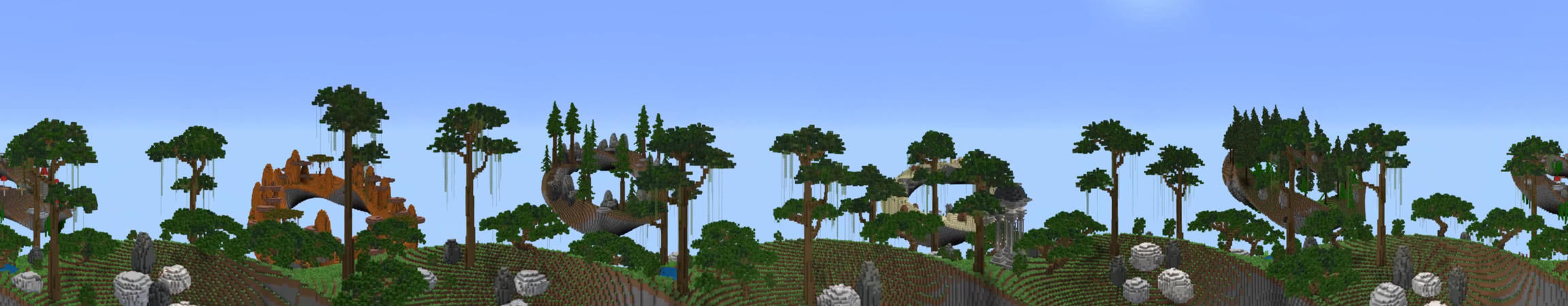 Skyblock Spirals Panorama