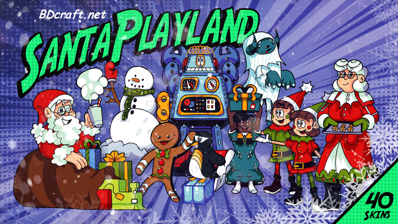 Santa Playland Skins Key Art