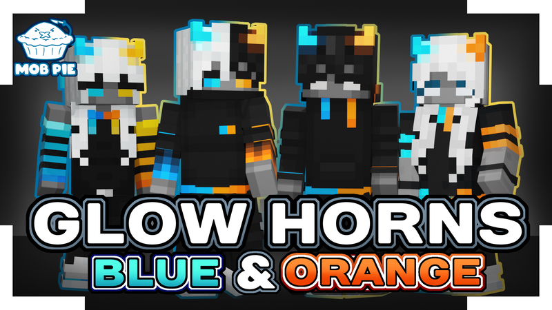 Glow Horns: Blue & Orange Key Art