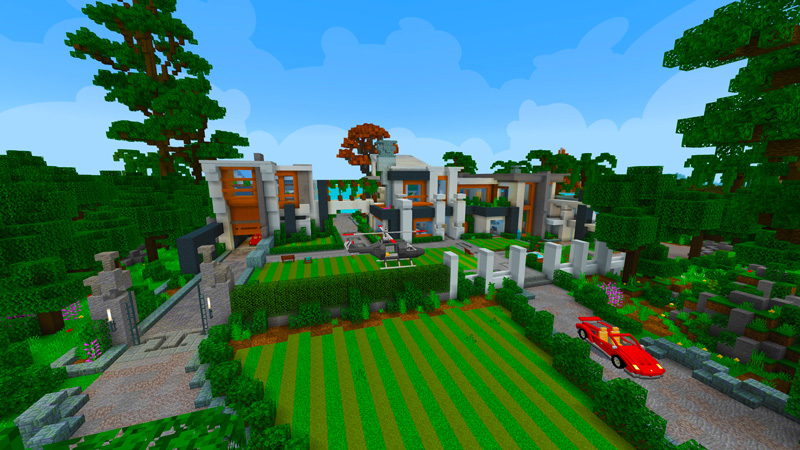 Modern House 3 by VoxelBlocks (Minecraft Marketplace Map) - Minecraft  Marketplace