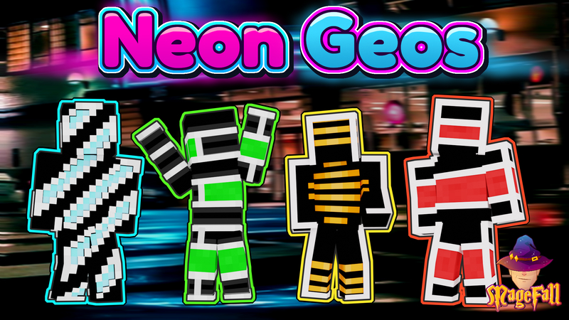 Neon Geos Key Art