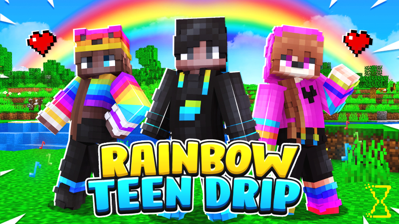 Rainbow Teen Drip Key Art