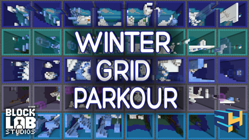 Winter Grid Parkour Key Art