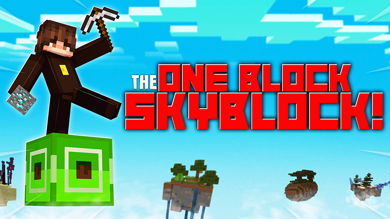 The One Block Skyblock Key Art