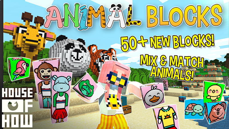 Block Animals in Minecraft Marketplace