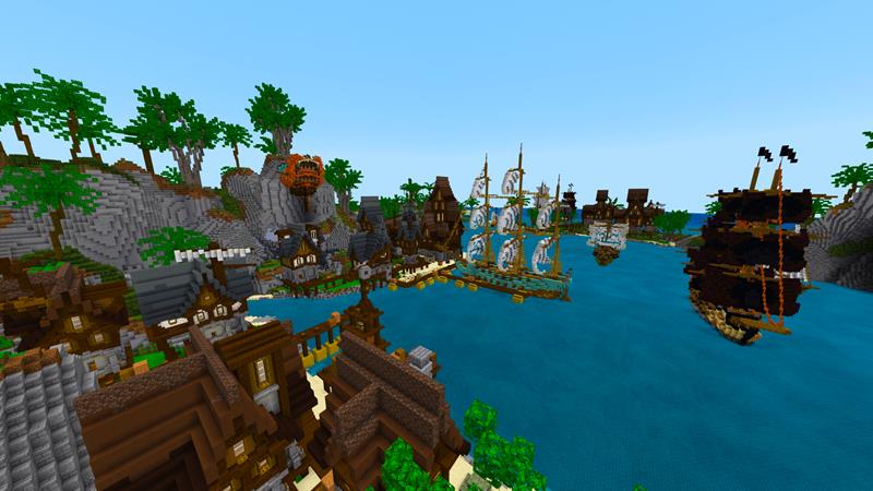Simple Spawns Pirate Cove by Razzleberries (Minecraft Marketplace Map ...