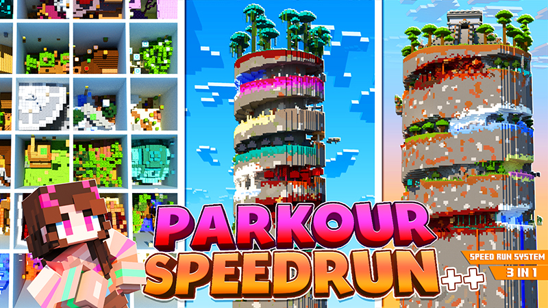 Parkour Speedrun Key Art