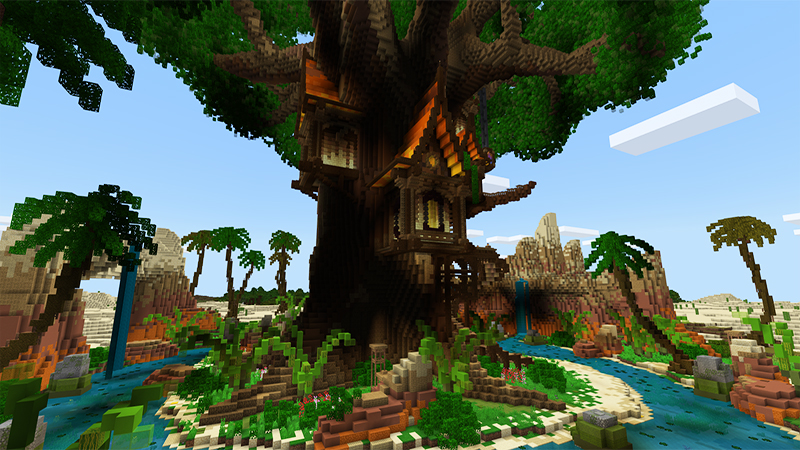 Casa na Árvore  Tree House Minecraft Map