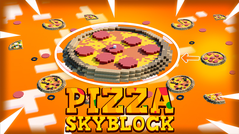 Pizza Skyblock Key Art