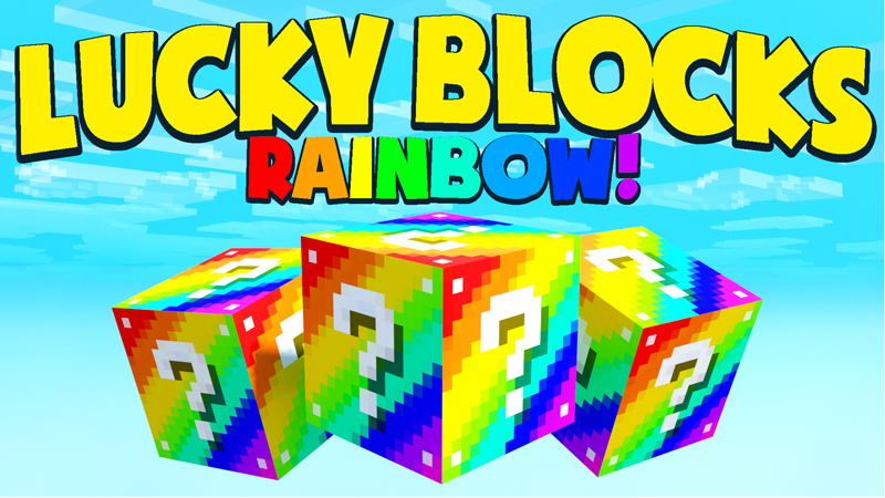 Minecraft: RAINBOW LUCKY BLOCK MOD 