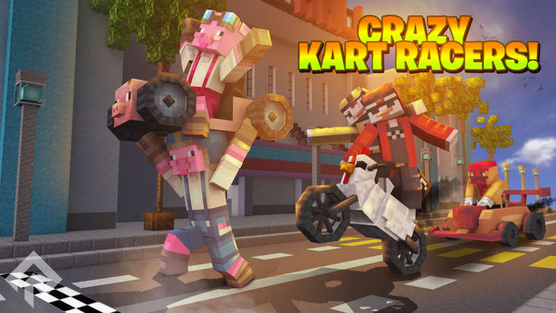 Crazy Kart Racers Key Art