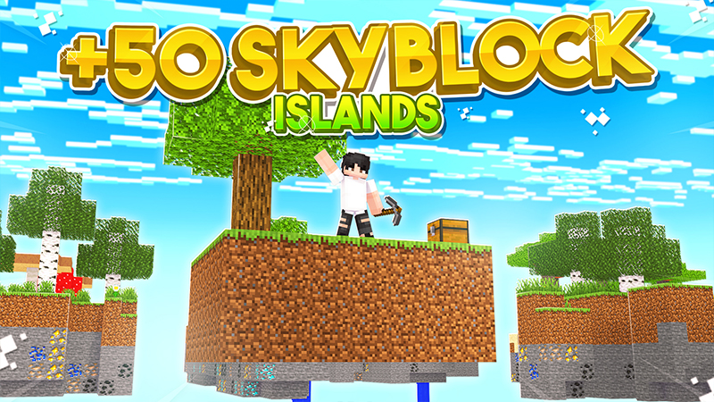 50+ Skyblock Islands Key Art