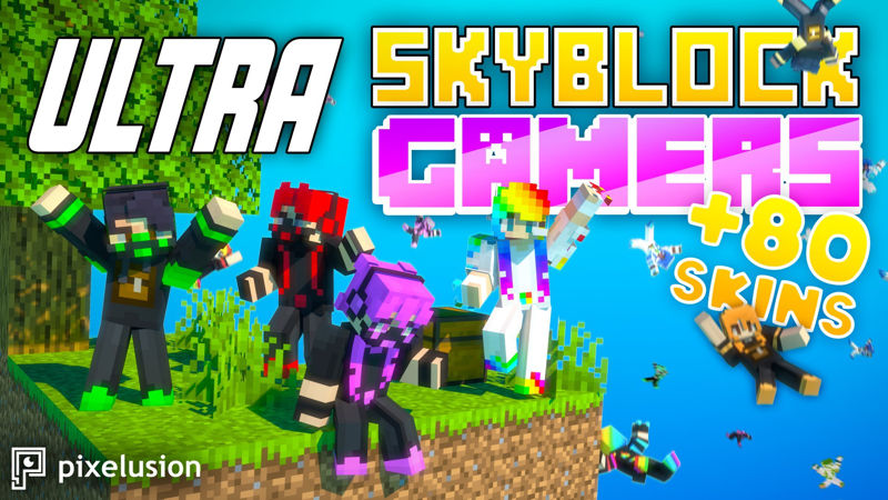 Ultra Skyblock Gamers Key Art