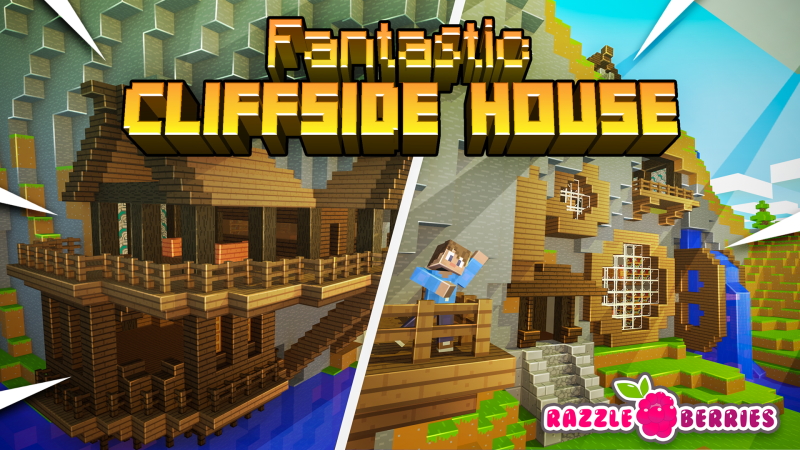 Fantastic Cliffside House Key Art