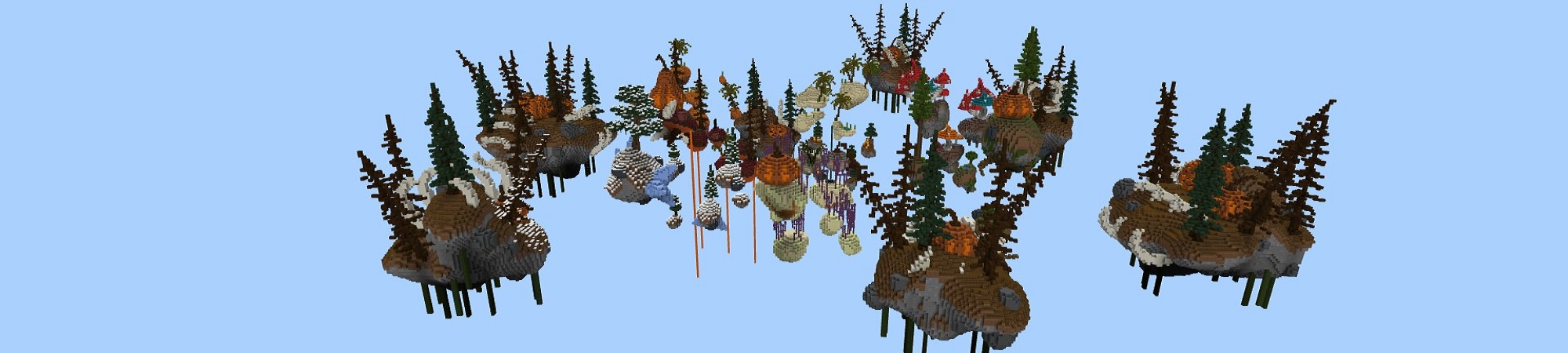 Halloween Skyblock Panorama