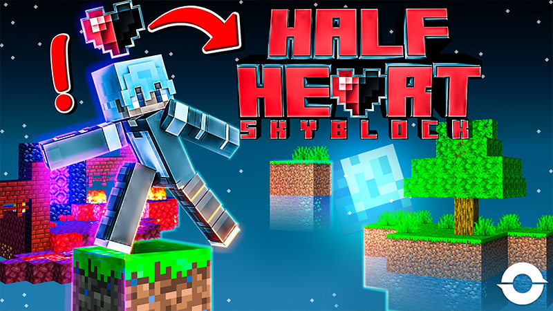 Half Heart Skyblock Key Art