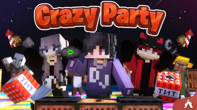 Crazy Party on the Minecraft Marketplace by Atheris Games Crazy Party on the Minecraft Marketplace by Atheris Games