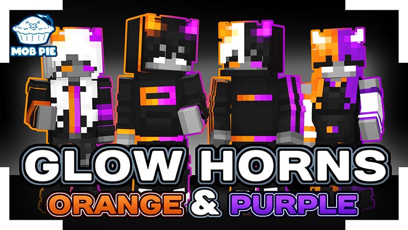 Glow Horns: Orange & Purple Key Art