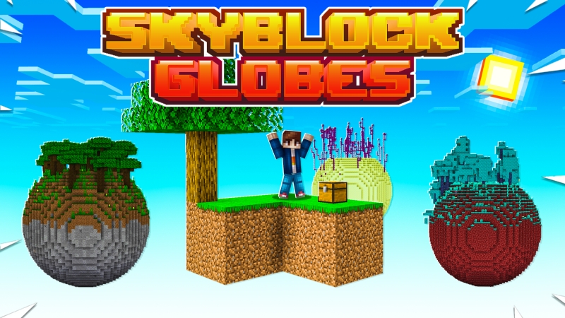 Skyblock Globes Key Art