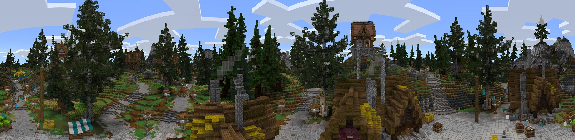 Survival Midhearth Village Panorama