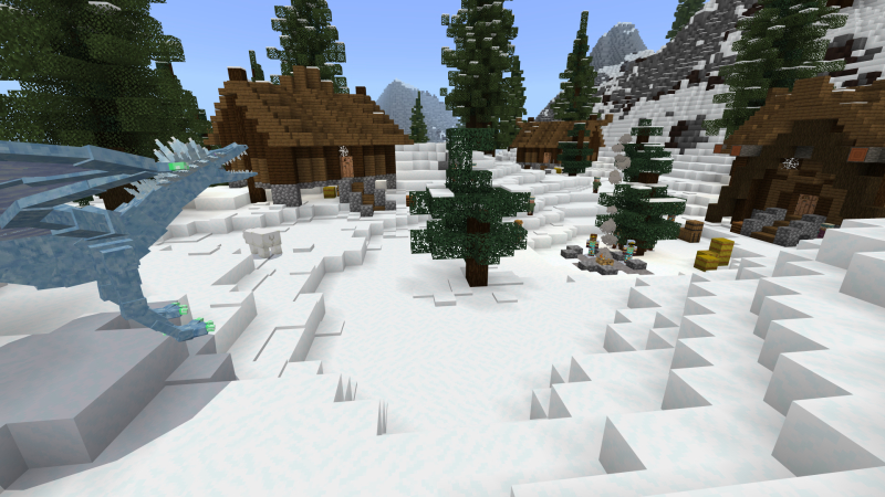 Fantasy Spawns Frozen Castle In Minecraft Marketplace Minecraft