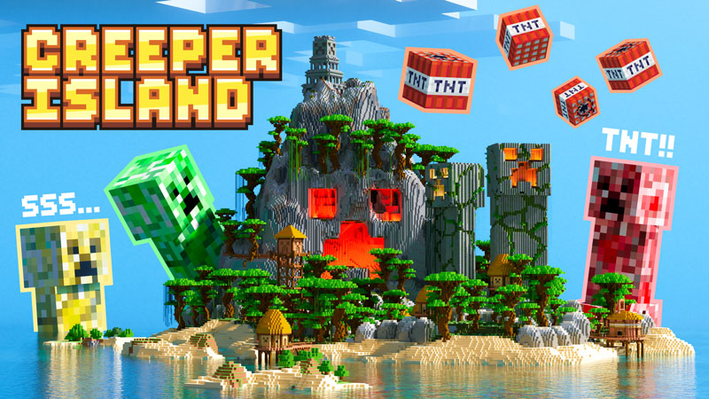 Creeper Island In Minecraft Marketplace Minecraft