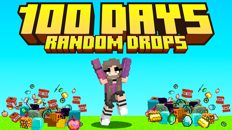 100 Days Random Drops! Key Art