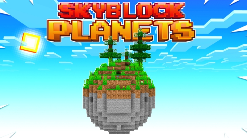 Skyblock Planets Key Art