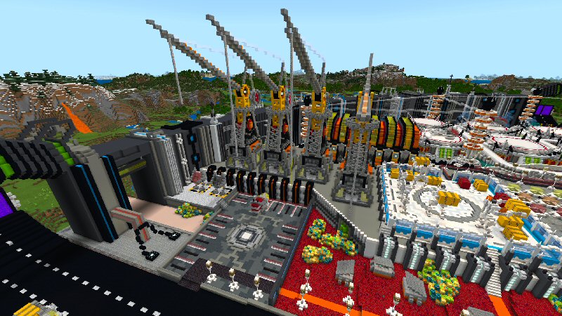 Cosmoport 2099 by Shaliquinn s Schematics Minecraft Marketplace