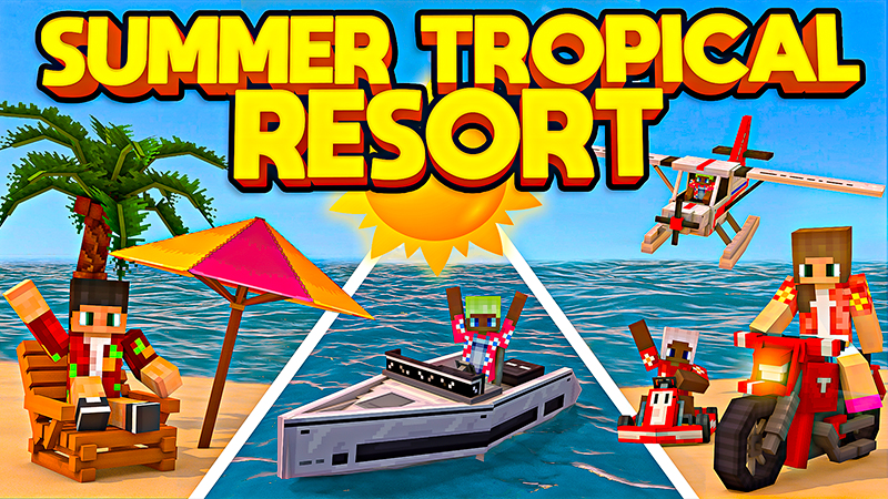 Summer Tropical Resort Key Art