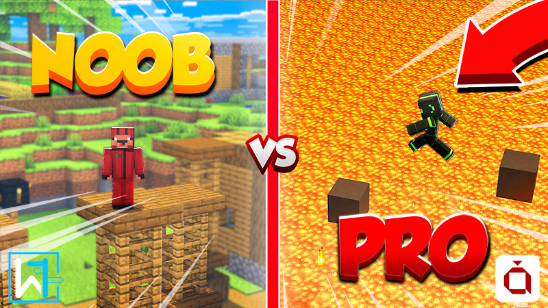 Parkour: Noob vs Pro Key Art