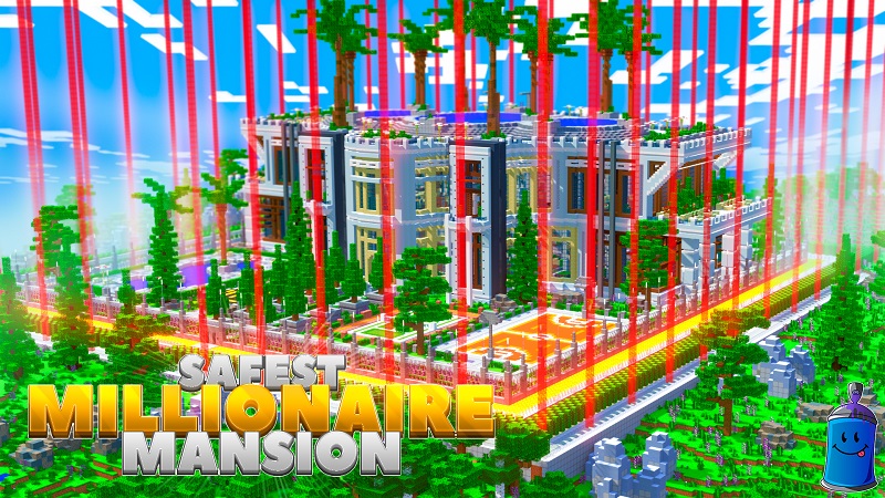 Safest Millionaire Mansion Key Art