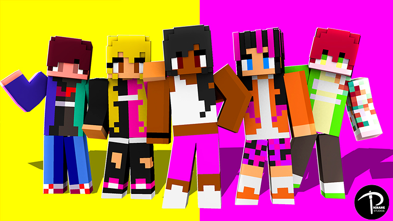 BEST FRIENDS By Pickaxe Studios Minecraft Skin Pack Minecraft 