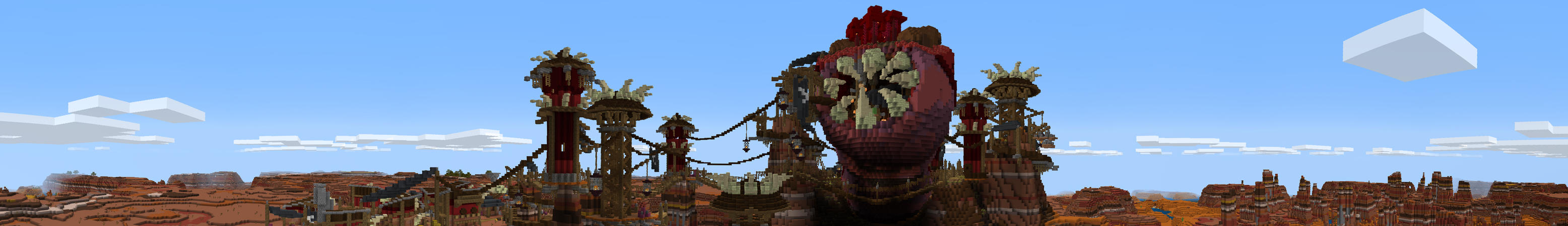 Nether Worm Village Panorama