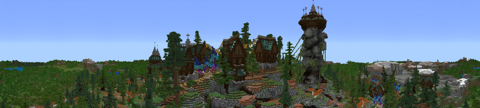 Elven Forest Panorama