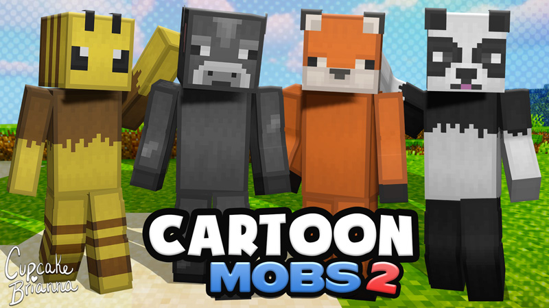 Cartoon Mobs 2 HD Skin Pack Key Art