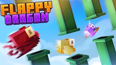 Flappy Dragon on the Minecraft Marketplace by CubeCraft Games Flappy Dragon on the Minecraft Marketplace by CubeCraft Games