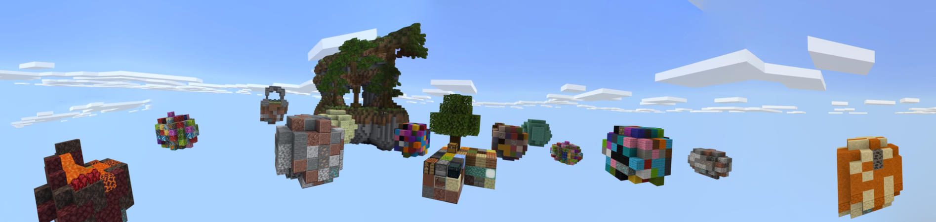 Randomized Skyblock Panorama