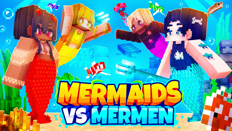 Mermaids vs Mermen Key Art